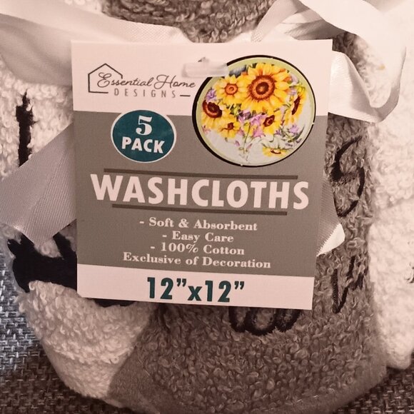 Decorative Washcloths (Set of 5) - Picture 3 of 11